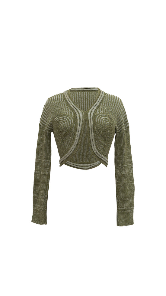 Bígaro Top Green Long Sleeve