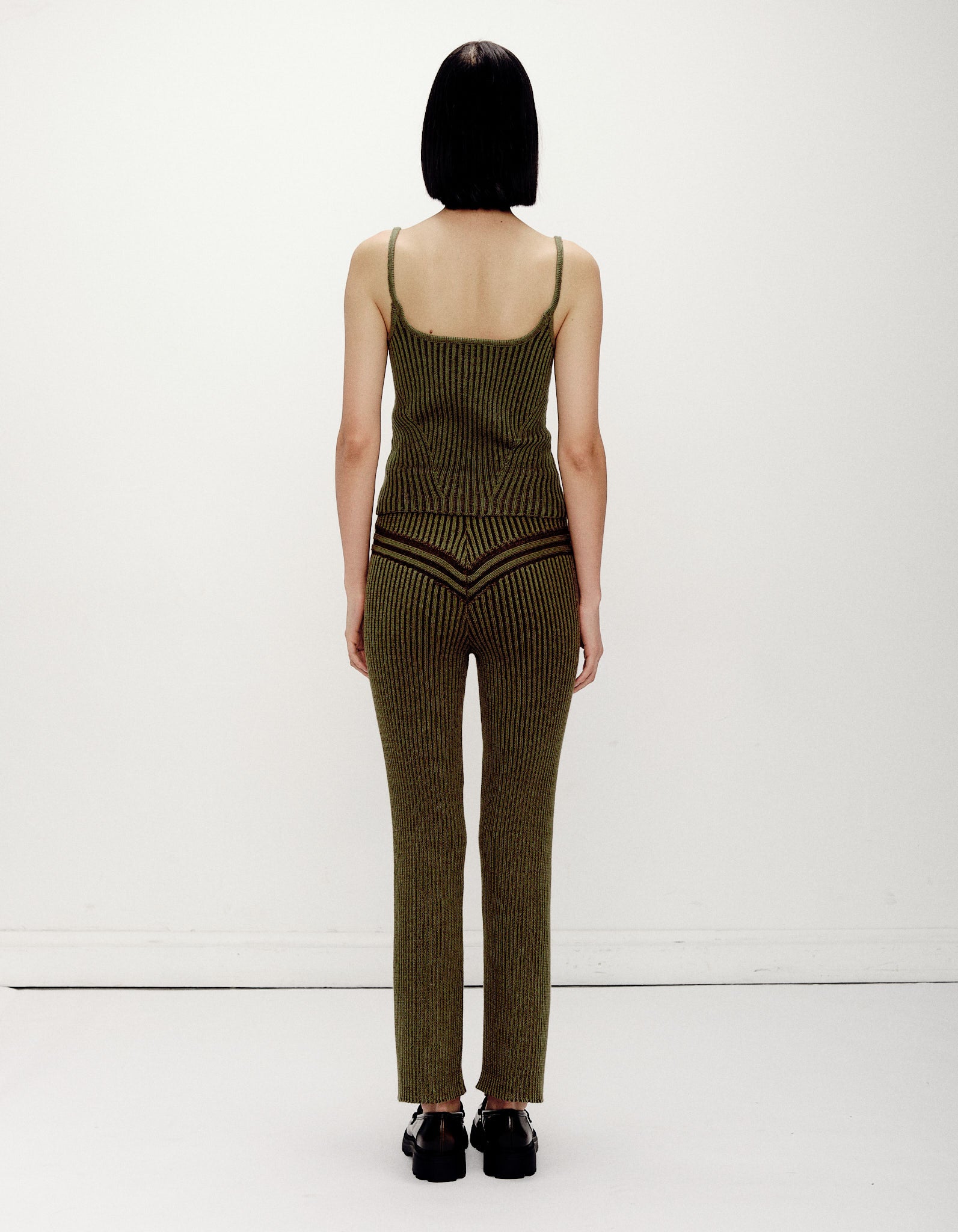 Corriente Pant Green Brown