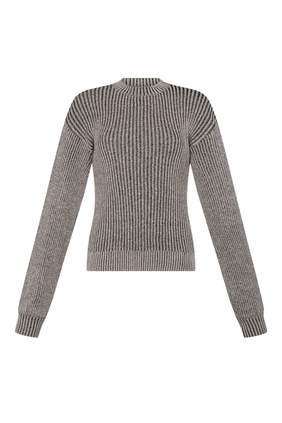 Turritella Sweater Ivory Brown