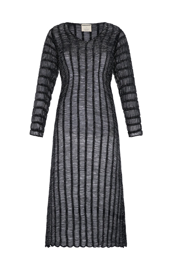 Cao Dress Silver Black