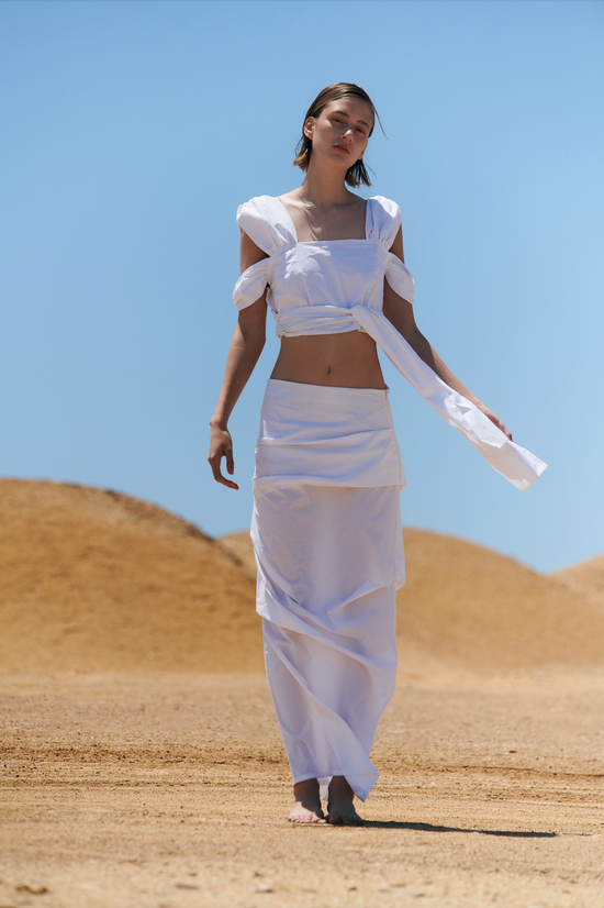 Alba Skirt - White
